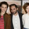 Juliette Binoche, Piero Messina et Lou de Laâge - Avant-première du film "L'Attente" au cinéma UGC Ciné Cité des Halles à Paris, le 7 Décembre 2015.