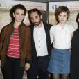 Juliette Binoche, Piero Messina, Lou de Laâge et guest - Avant-première du film "L'Attente" au cinéma UGC Ciné Cité des Halles à Paris, le 7 Décembre 2015.