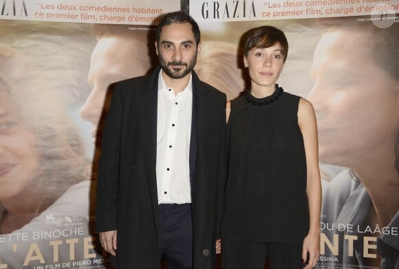 Piero Messina et guest - Avant-première du film "L'Attente" au cinéma UGC Ciné Cité des Halles à Paris, le 7 Décembre 2015.