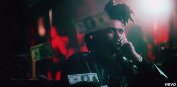 The Weeknd dans le clip de sa nouvelle chanson In The Night : Image extraite de la vidéo postée sur Youtube, le 8 décembre 2015.