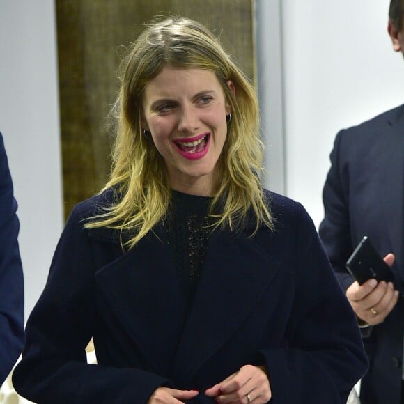 Exclusif - Mélanie Laurent - "Cocktail Des Visionnaires" organisé par Ted Turner et sa fondation "Captain Planet" pendant la COP21 à Paris le 9 décembre 2015.