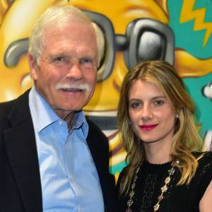 Exclusif - Ted Turner et Mélanie Laurent - "Cocktail Des Visionnaires" organisé par Ted Turner et sa fondation "Captain Planet" pendant la COP21 à Paris le 9 décembre 2015.