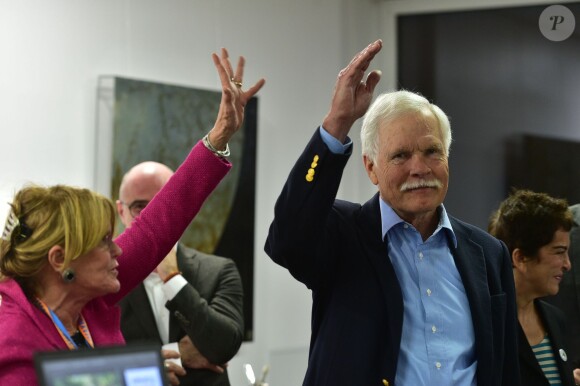 Exclusif - Ted Turner - "Cocktail Des Visionnaires" organisé par Ted Turner et sa fondation "Captain Planet" pendant la COP21 à Paris le 9 décembre 2015.