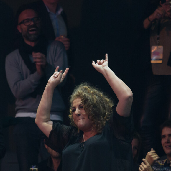Exclusif - Marianne James au concert de Madonna à l'AccorHotels Arena (Bercy) à Paris, le 9 décembre 2015.