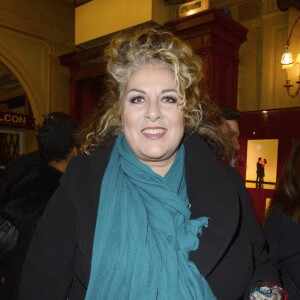 Marianne James - Générale de la pièce "La porte à côté" au Théâtre Édouard VII à Paris, le 10 fevrier 2014.