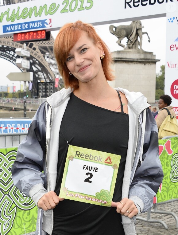 Fauve Hautot - Départ de la 19e édition "La Parisienne" à Paris le 13 septembre 2015.