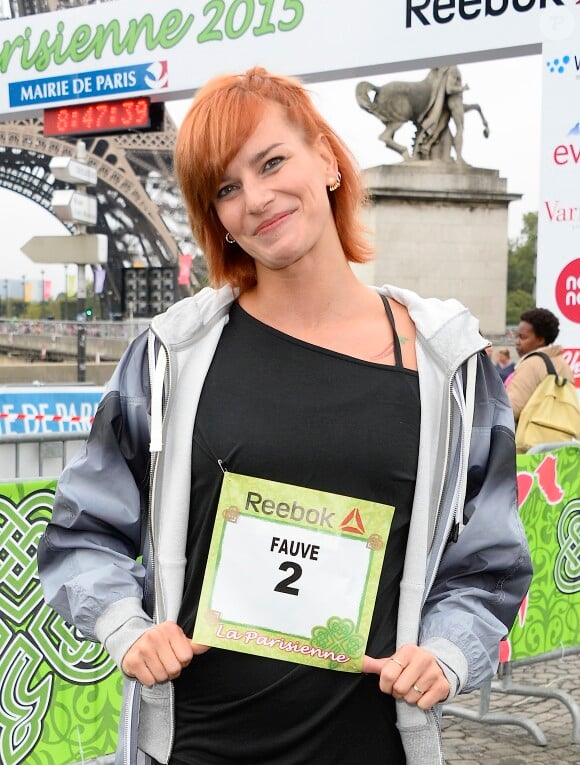 Fauve Hautot - Départ de la 19e édition "La Parisienne" à Paris le 13 septembre 2015.