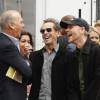 Brian Grazer, Michael Keaton, Ron Howard - Ron Howard reçoit son étoile sur le Walk of Fame à Hollywood le 10 décembre 2015.