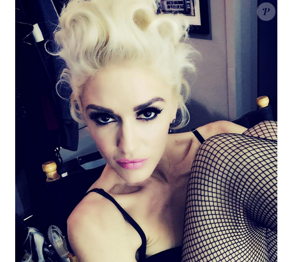 Gwen Stefani dans les loges de The Voice US/ photo postée sur Instagram, le 7 décembre 2015.