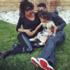 Shanola Hampton enceinte, attend un petit garçon ! Elle pose avec sa fille et son mari / photo postée sur Instagram au mois de novembre 2015.