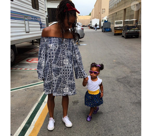 Shanola Hampton et sa fille Cay MyAnna / photo postée sur Instagram au mois d'octobre 2015.