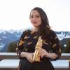 Exclusif - La chanteuse Nash lors des Trophées des Femmes en Or 2015 à Avoriaz, le 12 décembre 2015. No Web No Blog pour la Suisse et la Belgique12/12/2015 - Avoriaz