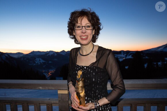 Exclusif - Anne-Virginie Salsac lors des Trophées des Femmes en Or 2015 à Avoriaz, le 12 décembre 2015.