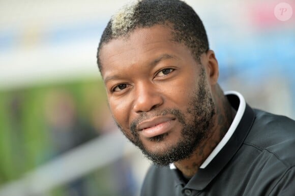 Djibril Cissé aux Journées Nationales de l'arbitrage au stade Jean Bouin le 21 octobre 2015 à Paris