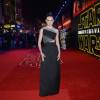 Daisy Ridley - Première européenne de "Star Wars : Le réveil de la force" au cinéma Odeon Leicester Square de Londres le 16 décembre 2015.