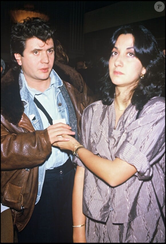 Daniel Balavoine et Corine en décembre 1984.