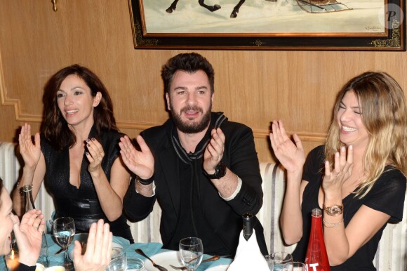 Exclusif - Aure Atika, Michaël Youn et sa compagne Isabelle Funaro - Inauguration du Club-Restaurant "L'Arc Courchevel" en association avec le restaurant "Caviar Kaspia Courchevel" au coeur des Trois Vallées à Courchevel, le 17 décembre 2015. © Rachid Bellak/Bestimage