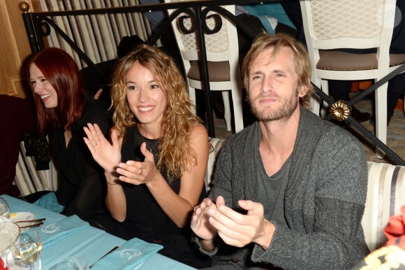 Exclusif - Audrey Fleurot, Philippe Lacheau et sa compagne Elodie Fontan - Inauguration du Club-Restaurant "L'Arc Courchevel" au coeur des Trois Vallées à Courchevel, le 17 décembre 2015. © Rachid Bellak/Bestimage