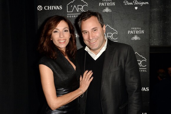 Exclusif - Aure Atika, Benjamin Patou (PDG de Moma Group) - Inauguration du Club-Restaurant "L'Arc Courchevel" au coeur des Trois Vallées à Courchevel, le 17 décembre 2015. © Rachid Bellak/Bestimage