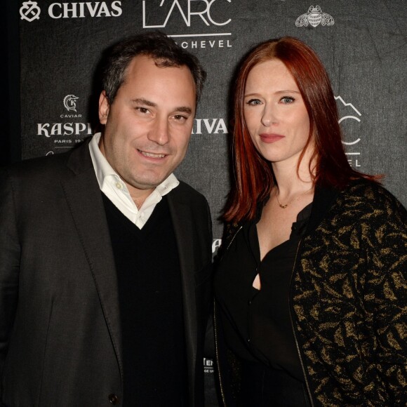 Exclusif - Audrey Fleurot, Benjamin Patou (PDG de Moma Group) - Inauguration du Club-Restaurant "L'Arc Courchevel" au coeur des Trois Vallées à Courchevel, le 17 décembre 2015. © Rachid Bellak/Bestimage