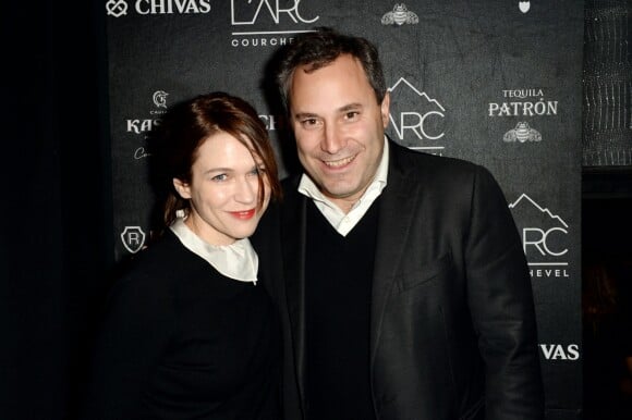 Exclusif - Marie-Josée Croze, Benjamin Patou (PDG de Moma Group) - Inauguration du Club-Restaurant "L'Arc Courchevel" au coeur des Trois Vallées à Courchevel, le 17 décembre 2015. © Rachid Bellak/Bestimage