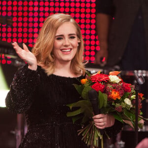 Adele sur le plateau de l'émission allemande 2015! Menschen, Bilder, Emotionen - RTL Jahresrueckblick' à Cologne, le 6 décembre 2015.