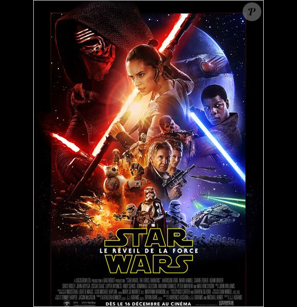 Affiche de Star Wars - Le Réveil de la Force.