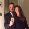 Malena Costa et Mario Suarez à Florence le 19 décembre 2015.