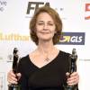 Charlotte Rampling (Meilleure actrice) - 28e cérémonie annuelle des "European Film Awards" à Berlin, le 12 décembre 2015.