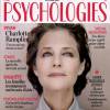 Charlotte Rampling en couverture de Psychologies.