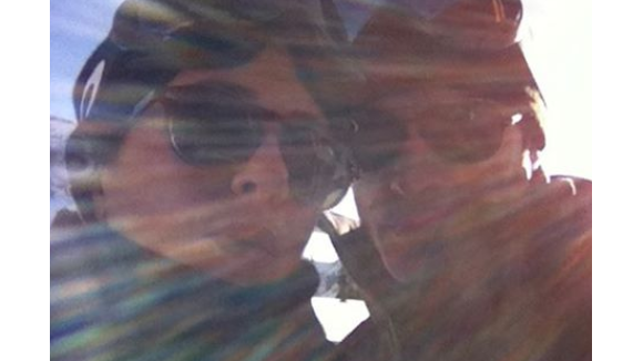 Jennifer Aniston, Justin Theroux : Romantique selfie, en vacances au ski