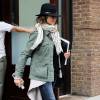 Jennifer Aniston à la sortie de son hôtel à New York, le 13 octobre 2015