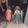 Lily Allen a posté une photo de ses deux petites filles sur son compte Instagram.