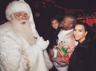 Kim Kardashian : Des étoiles plein les yeux, North West rencontre le Père Noël