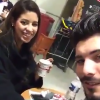 Alia et Ali s'envolent pour un voyage romantique à Milan. Décembre 2015.
