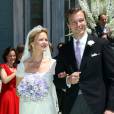 Mariage de la princesse Carolina de Bourbon-Parme et d'Albert Brenninkmeijer le 16 juin 2012 à Florence, en Italie