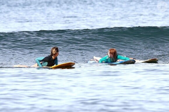 Helen Hunt avec sa fille à Hawaii, le 29 juin 2014.