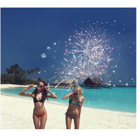 Sonia Ben Ammar en vacances aux Maldives