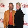 Paul Belmondo et sa femme Luana - Avant-première de 'Salaud on t'aime' à l'UGC Normandie sur les Champs-Elysées à Paris le 31 mars 2014