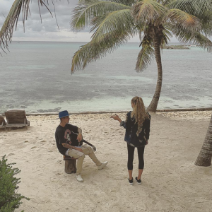 Justin Bieber et Hailey Baldwin en vacances / photo postée sur Instagram, le 5 janvier 2016.
