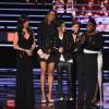 L'équipe de The Talk, Julie Chen, Aisha Tyler, Sara Gilbert, Sharon Osbourne et Sheryl Underwood aux People's Choice Awards 2016 à Los Angeles, le 6 janvier.
