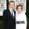 Bryan Cranston et sa femme Robin Dearden lors des Golden Globe à Beverly Hills, le 12 janvier 2014