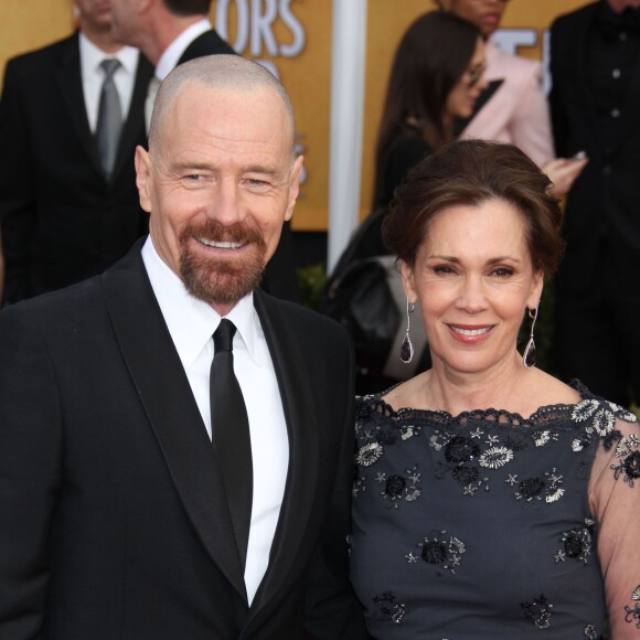 Bryan Cranston et Robin Dearden lors de la cérémonie des SAG Awards au Shrine Auditorium de Los Angeles, le 27 janvier 2013