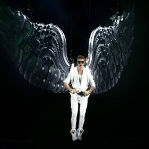 Justin Bieber en concert a Stockholm, le 22 avril 2013.