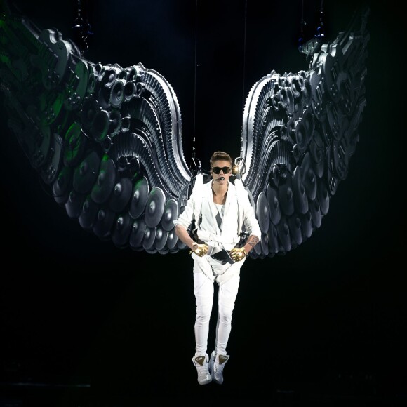 Justin Bieber en concert a Stockholm, le 22 avril 2013.