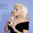 Lady Gaga - Press Room lors de la 73e cérémonie annuelle des Golden Globe Awards à Beverly Hills, le 10 janvier 2016. © Olivier Borde/Bestimage