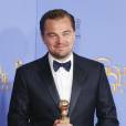 Leonardo DiCaprio - Press Room lors de la 73e cérémonie annuelle des Golden Globe Awards à Beverly Hills, le 10 janvier 2016. © Olivier Borde/Bestimage