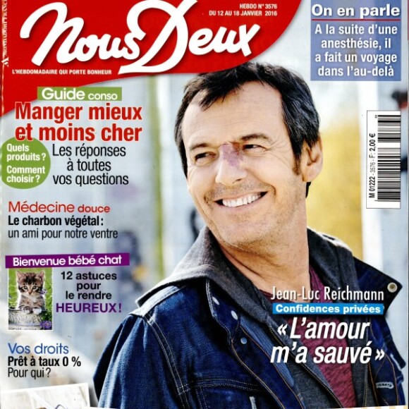 Mgazine "Nous Deux" en kiosque le 12 janvier 2016.