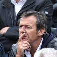 Jean-Luc Reichmann - People dans les tribunes des Internationaux de France de tennis de Roland Garros à Paris. Le 31 mai 2015.
