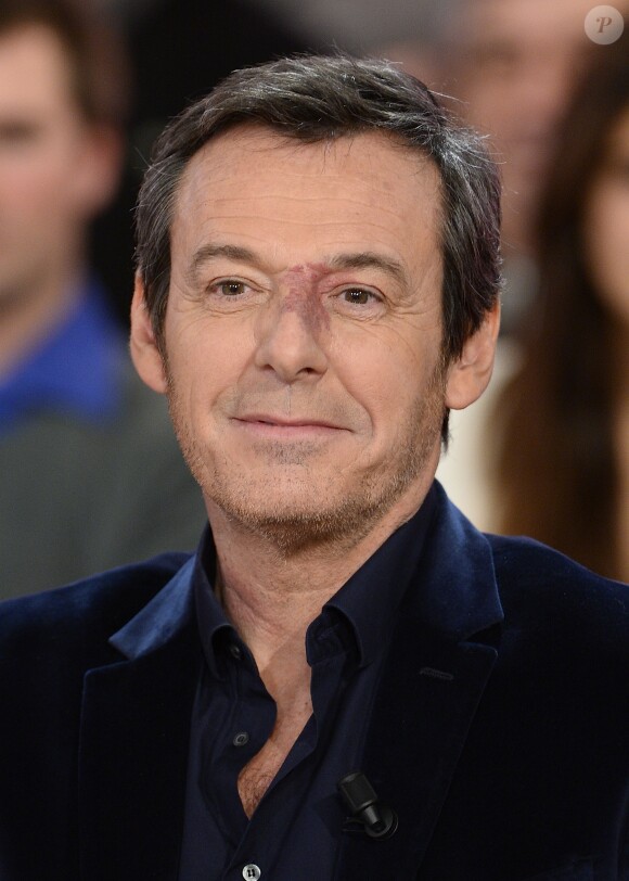 Jean-Luc Reichmann - Enregistrement de l'émission "Vivement Dimanche" à Paris le 14 janvier 2015.